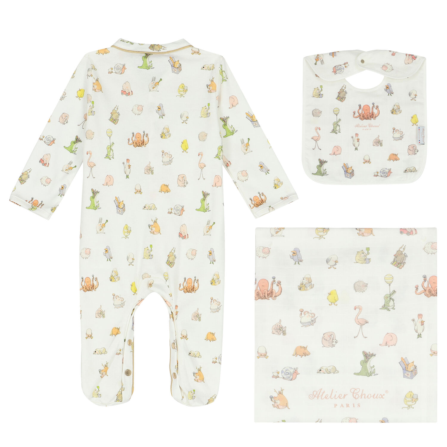 White Bebe Choux Baby Gift Set, 1, hi-res image number null